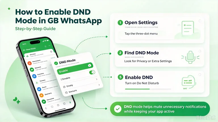 How to Enable DND Mode in GB WhatsApp